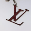 LOUIS VUITTON Epi Bijusac Fleur Deux Charm metal Red M65224 LV Auth EC029-8