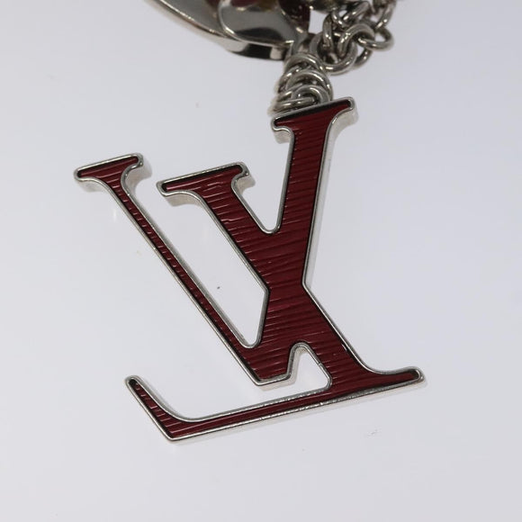 LOUIS VUITTON Epi Bijusac Fleur Deux Charm metal Red M65224 LV Auth EC029