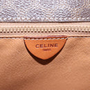 CELINE Macadam Canvas Shoulder Bag PVC Leather Brown Gold Auth EC038-19