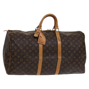 LOUIS VUITTON Monogram Keepall 55 Boston Bag M41424 LV Auth EC039