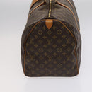 LOUIS VUITTON Monogram Keepall 55 Boston Bag M41424 LV Auth EC039-3