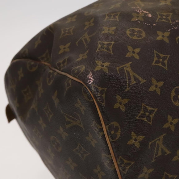 LOUIS VUITTON Monogram Keepall 55 Boston Bag M41424 LV Auth EC040