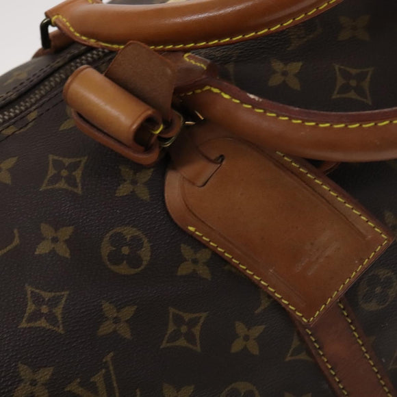 LOUIS VUITTON Monogram Keepall 55 Boston Bag M41424 LV Auth EC040