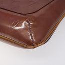 LOUIS VUITTON Monogram Vernis Thompson Street Bag Viole M91095 LV Auth EC046-16