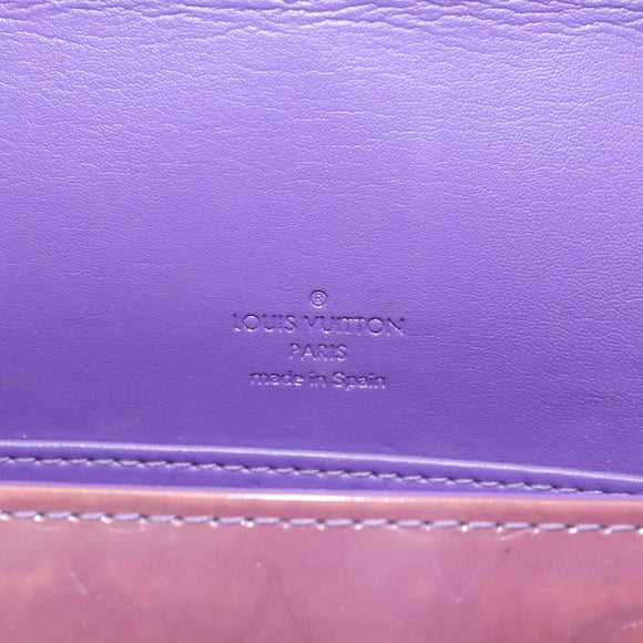 LOUIS VUITTON Monogram Vernis Thompson Street Bag Viole M91095 LV Auth EC046