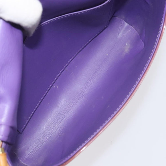 LOUIS VUITTON Monogram Vernis Thompson Street Bag Viole M91095 LV Auth EC046