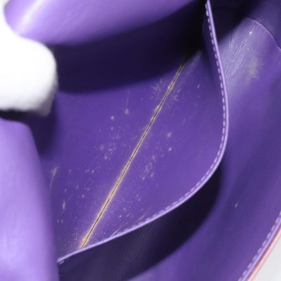 LOUIS VUITTON Monogram Vernis Thompson Street Bag Viole M91095 LV Auth EC046