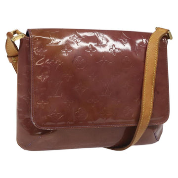 LOUIS VUITTON Monogram Vernis Thompson Street Bag Viole M91095 LV Auth EC046