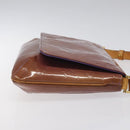 LOUIS VUITTON Monogram Vernis Thompson Street Bag Viole M91095 LV Auth EC046-3