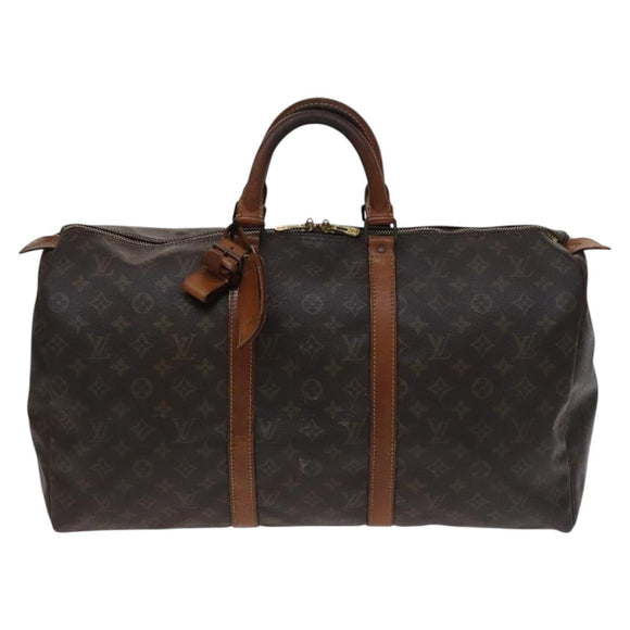 LOUIS VUITTON Monogram Keepall 50 Boston Bag M41426 LV Auth EC049