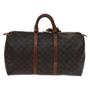 LOUIS VUITTON Monogram Keepall 50 Boston Bag M41426 LV Auth EC049-2