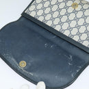 GUCCI GG Supreme Sherry Line Clutch Bag PVC Red Navy 156 01 030 Auth EC080-9
