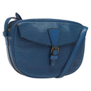 LOUIS VUITTON Epi June Feuille Shoulder Bag Blue M52155 LV Auth EC084-1