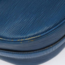 LOUIS VUITTON Epi June Feuille Shoulder Bag Blue M52155 LV Auth EC084-14