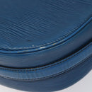 LOUIS VUITTON Epi June Feuille Shoulder Bag Blue M52155 LV Auth EC084-15