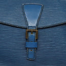 LOUIS VUITTON Epi June Feuille Shoulder Bag Blue M52155 LV Auth EC084-17