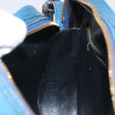 LOUIS VUITTON Epi June Feuille Shoulder Bag Blue M52155 LV Auth EC084-21