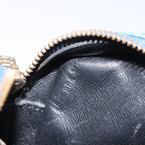 LOUIS VUITTON Epi June Feuille Shoulder Bag Blue M52155 LV Auth EC084