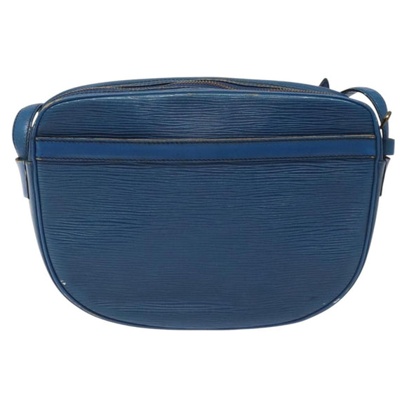 LOUIS VUITTON Epi June Feuille Shoulder Bag Blue M52155 LV Auth EC084