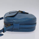 LOUIS VUITTON Epi June Feuille Shoulder Bag Blue M52155 LV Auth EC084-4