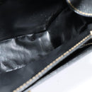 CELINE Shoulder Bag Leather Black Auth EC092-18