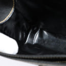 CELINE Shoulder Bag Leather Black Auth EC092-19