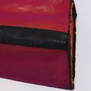 CHANEL Hand Bag Nylon Red CC Auth EC1000-13