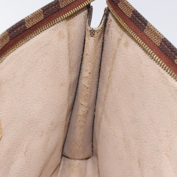 LOUIS VUITTON Damier Ebene Poche Toilette 26 Pouch N47543 LV Auth EC1007