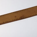 LOUIS VUITTON Adjustable Shoulder Strap Leather 35.4""-42.5"" Beige Auth EC1013-12