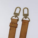 LOUIS VUITTON Adjustable Shoulder Strap Leather 35.4""-42.5"" Beige Auth EC1013-14