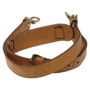 LOUIS VUITTON Adjustable Shoulder Strap Leather 35.4""-42.5"" Beige Auth EC1013-3