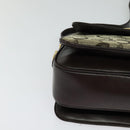 CELINE C Sulky Shoulder Bag Canvas Beige Auth EC1017-9