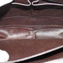 CELINE C Sulky Shoulder Bag Canvas Beige Auth EC1017-17