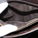 CELINE C Sulky Shoulder Bag Canvas Beige Auth EC1017-12
