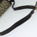 CELINE C Sulky Shoulder Bag Canvas Beige Auth EC1017-7