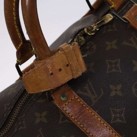 LOUIS VUITTON Monogram Keepall 50 Boston Bag M41426 LV Auth EC1019