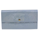 LOUIS VUITTON Vernis Pochette Porte Monnaie Credit Lavande M91235 LV Auth EC1023-13
