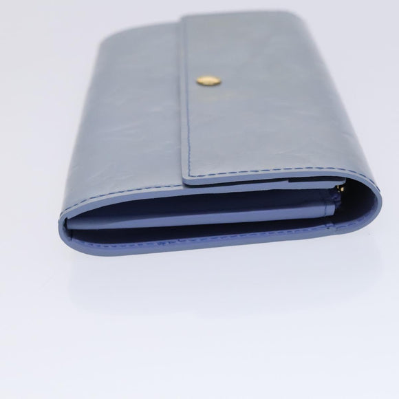 LOUIS VUITTON Vernis Pochette Porte Monnaie Credit Lavande M91235 LV Auth EC1023