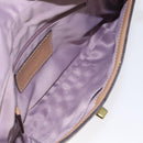 Coach Shoulder Bag Leather Beige Gold Auth EC1029-11