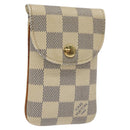 LOUIS VUITTON Damier Azur Etui Telephonne MM Cell Phone Case N60026 Auth EC1032-1