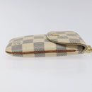 LOUIS VUITTON Damier Azur Etui Telephonne MM Cell Phone Case N60026 Auth EC1032-3