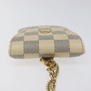 LOUIS VUITTON Damier Azur Etui Telephonne MM Cell Phone Case N60026 Auth EC1032-5