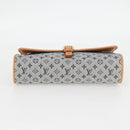 LOUIS VUITTON Monogram Mini Camille Chain Shoulder Bag Blue M92002 Auth EC1035AM-5