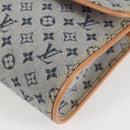 LOUIS VUITTON Monogram Mini Camille Chain Shoulder Bag Blue M92002 Auth EC1035AM-17