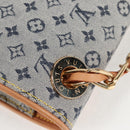 LOUIS VUITTON Monogram Mini Camille Chain Shoulder Bag Blue M92002 Auth EC1035AM-20