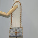 LOUIS VUITTON Monogram Mini Camille Chain Shoulder Bag Blue M92002 Auth EC1035AM-28