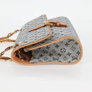 LOUIS VUITTON Monogram Mini Camille Chain Shoulder Bag Blue M92002 Auth EC1035AM-3