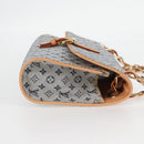 LOUIS VUITTON Monogram Mini Camille Chain Shoulder Bag Blue M92002 Auth EC1035AM-4