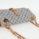LOUIS VUITTON Monogram Mini Camille Chain Shoulder Bag Blue M92002 Auth EC1035AM-6