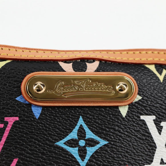 LOUIS VUITTON Multicolor Pochette Mira PM Täschchen Schwarz M60099 LV Auth EC1036SM